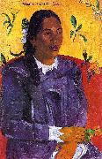 Paul Gauguin Vahine No Te Tiare oil painting